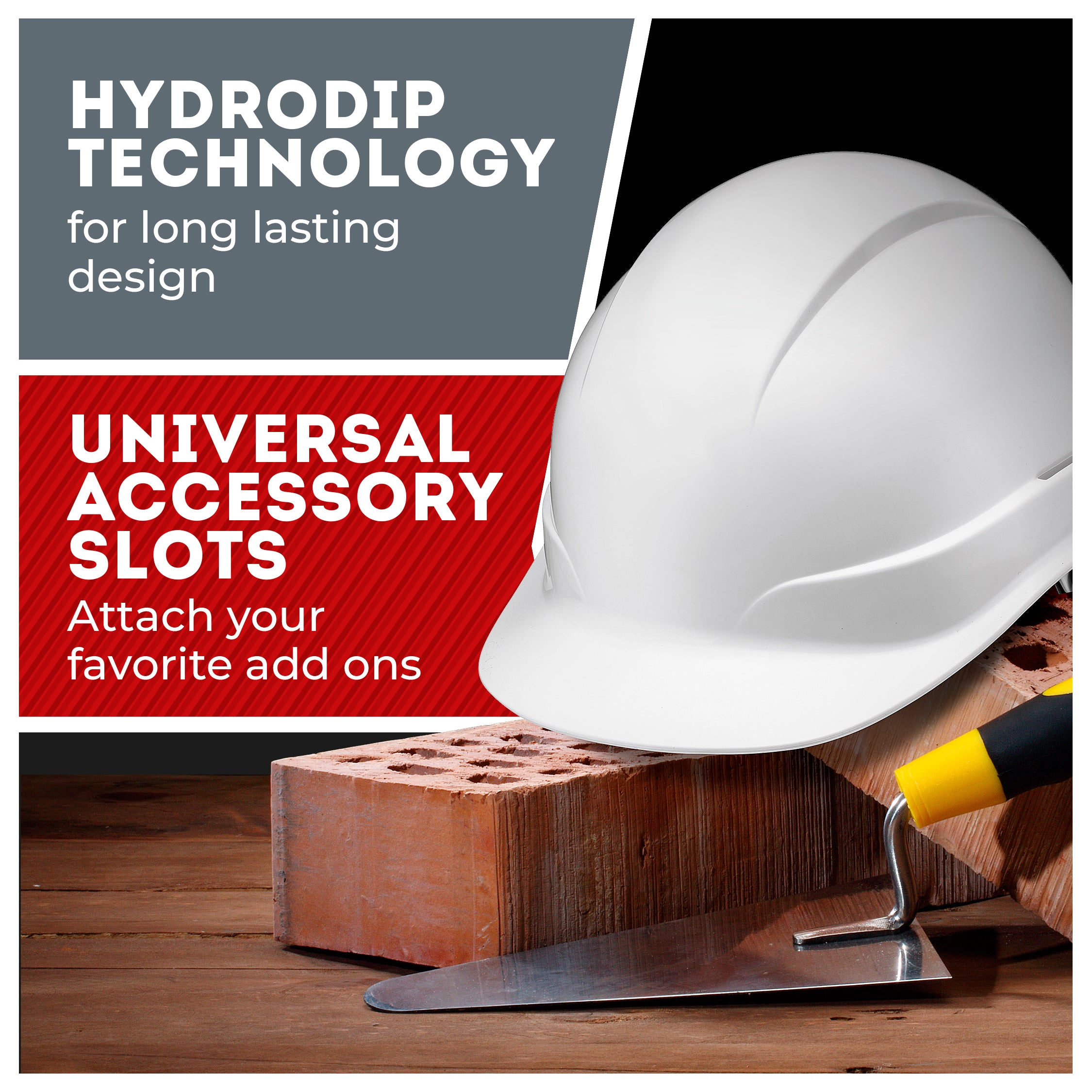 Cap Style White Non-Vented Hard Hat