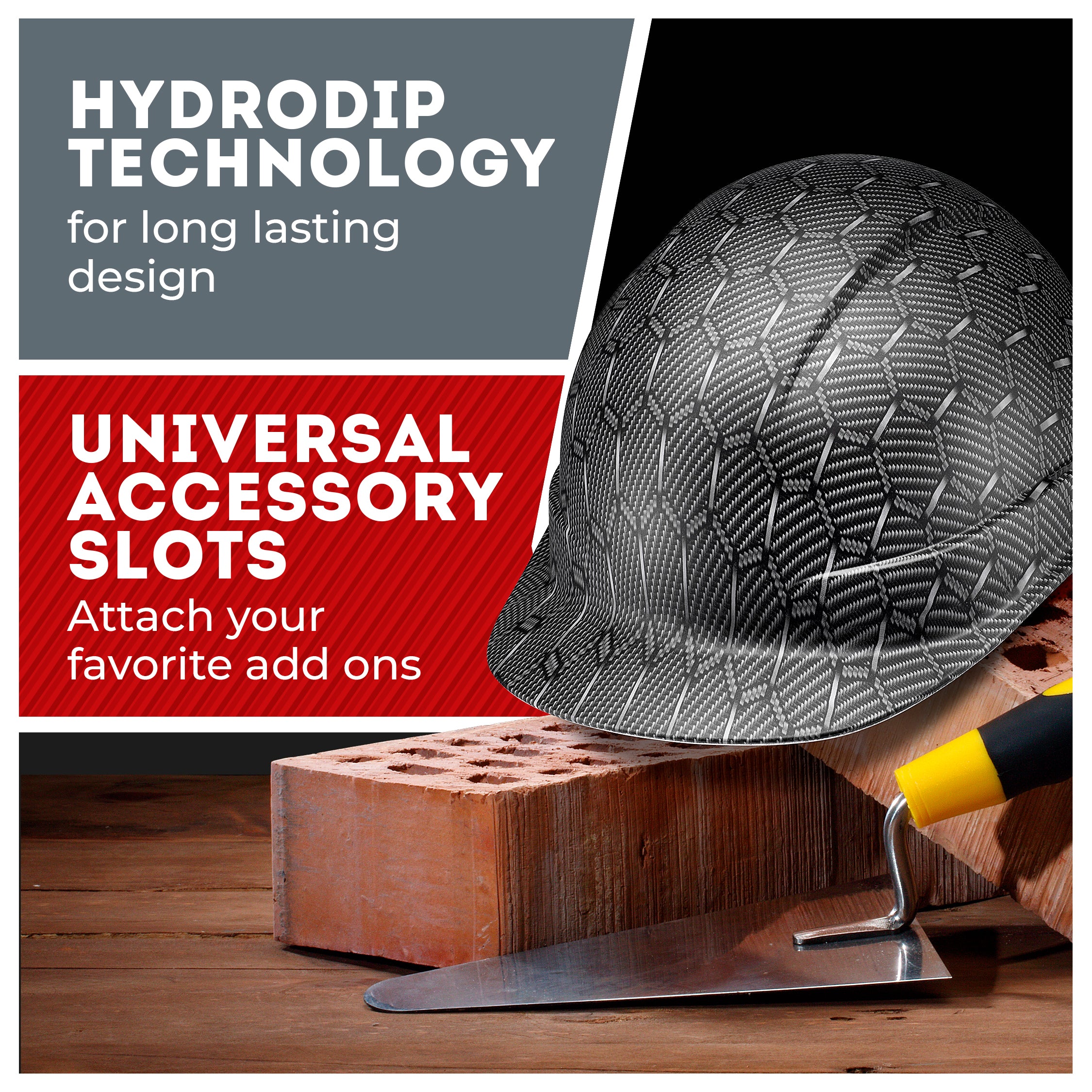 Cap Style Black Honeycomb Graphite Design Matte Finish Non-Vented Hard Hat