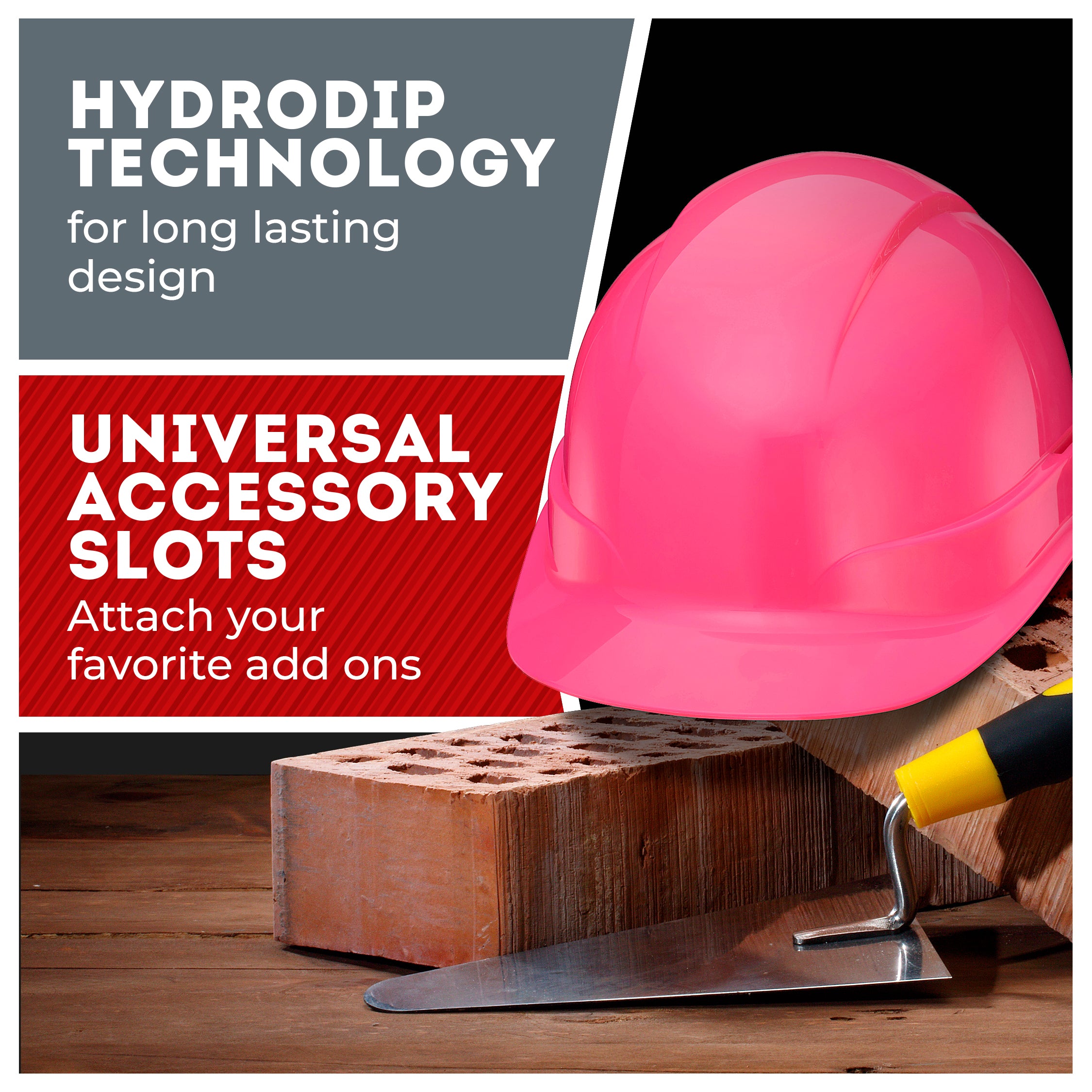 Cap Style Pink Non-Vented Hard Hat
