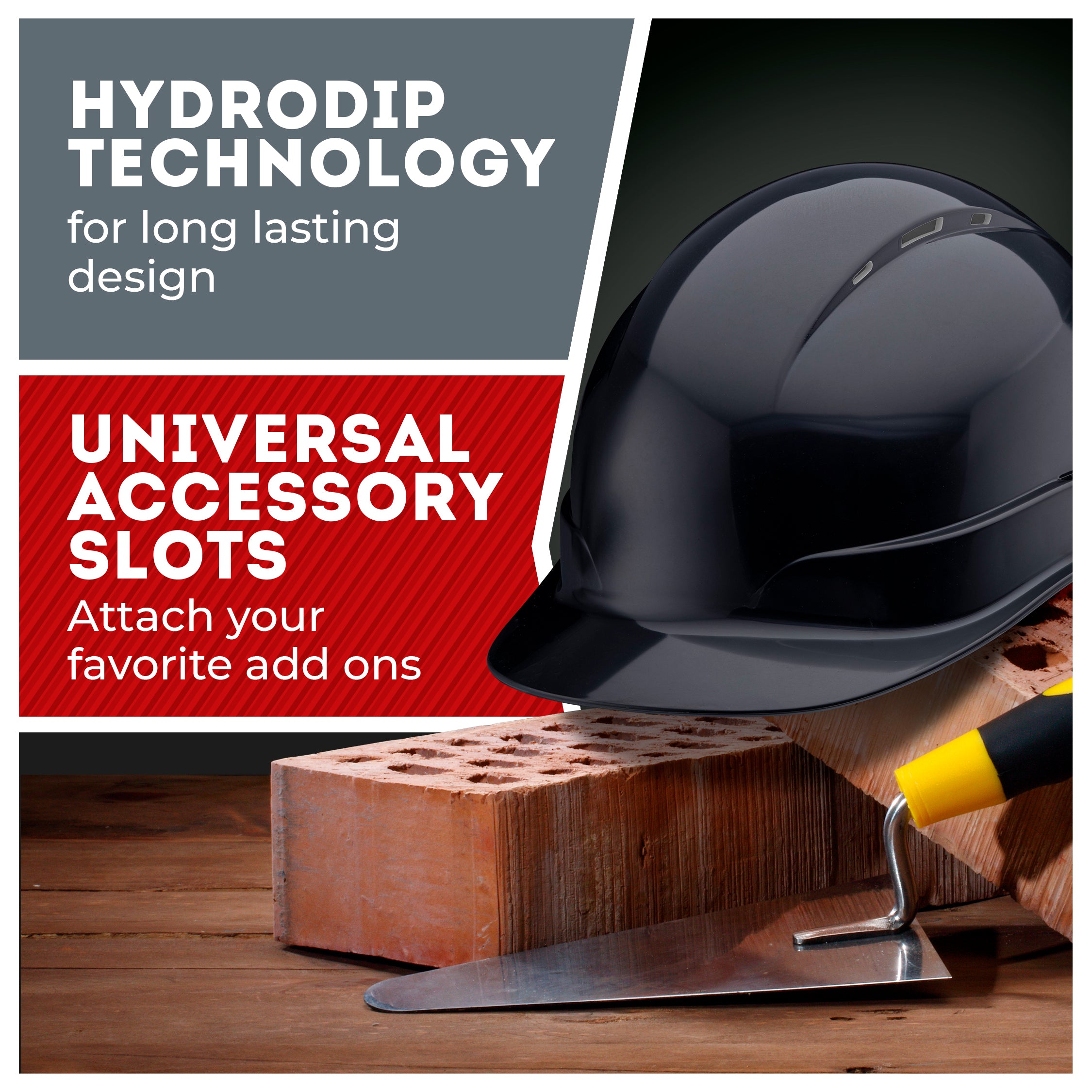 Cap Style Black Vented Hard Hat
