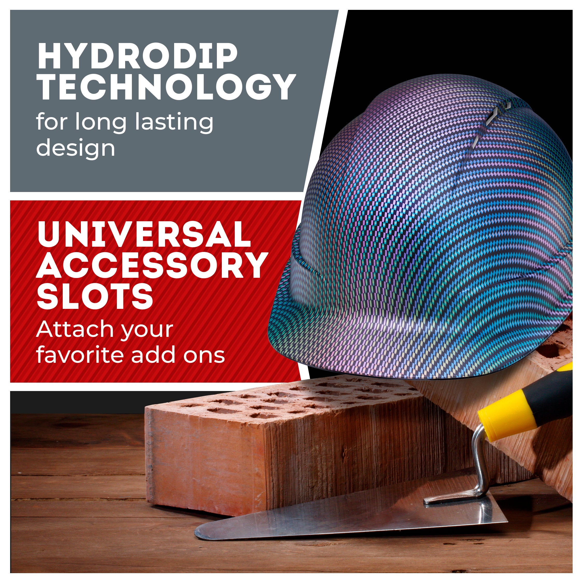 Cap Style Color Weave Graphite Design Matte Finish Vented Hard Hat