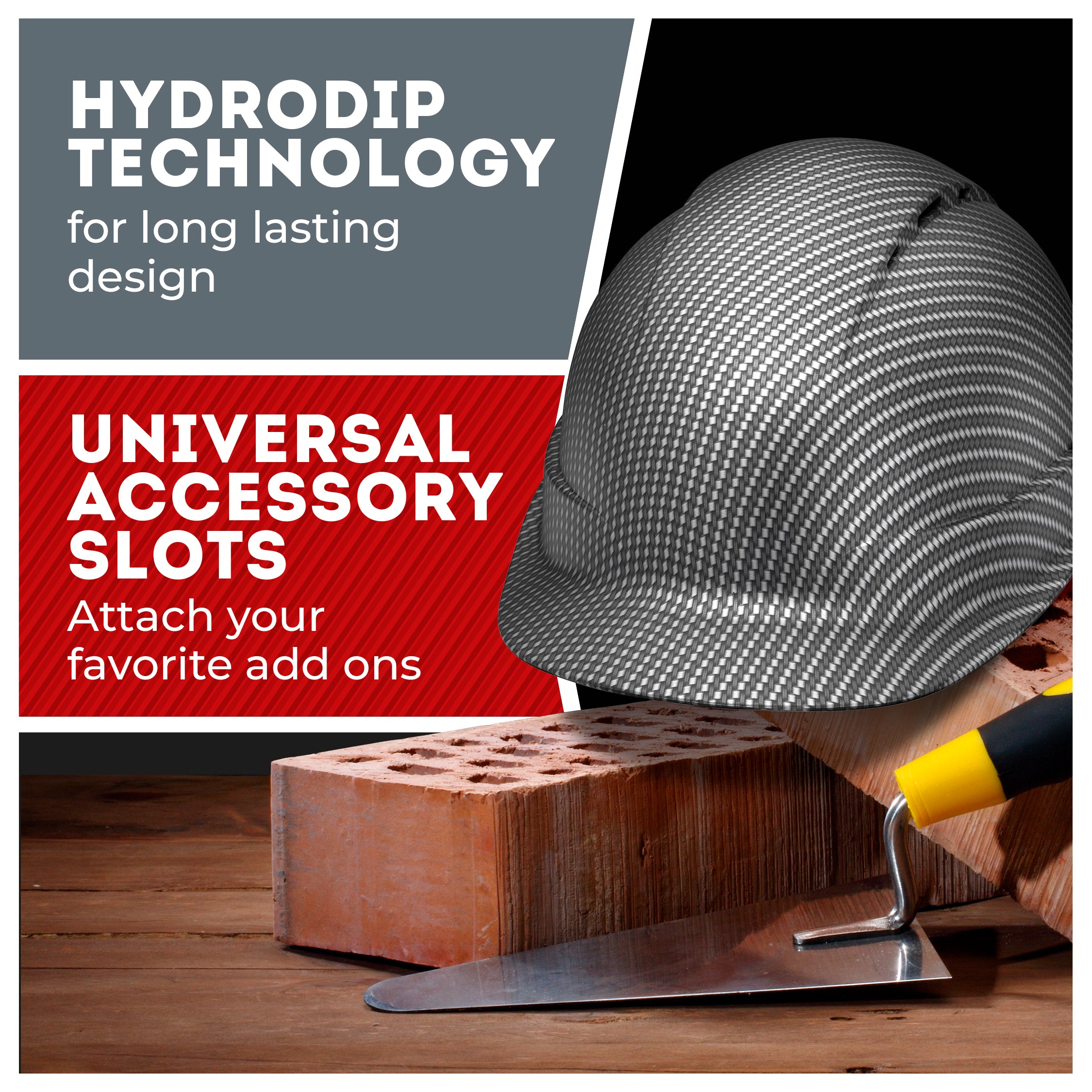 Cap Style Grey Silver Classic Graphite Design Matte Finish Vented Hard Hat