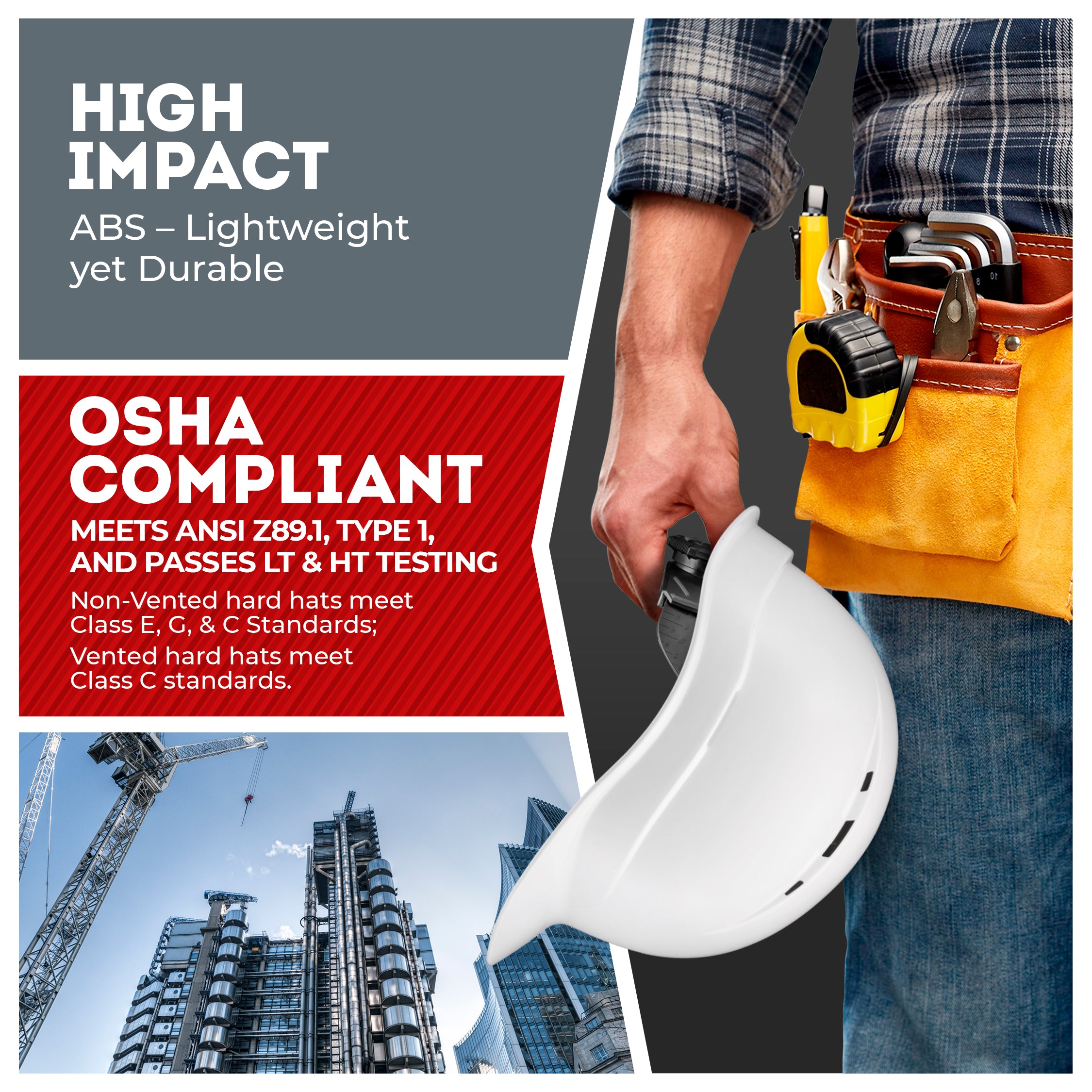 Cap Style White Vented Hard Hat