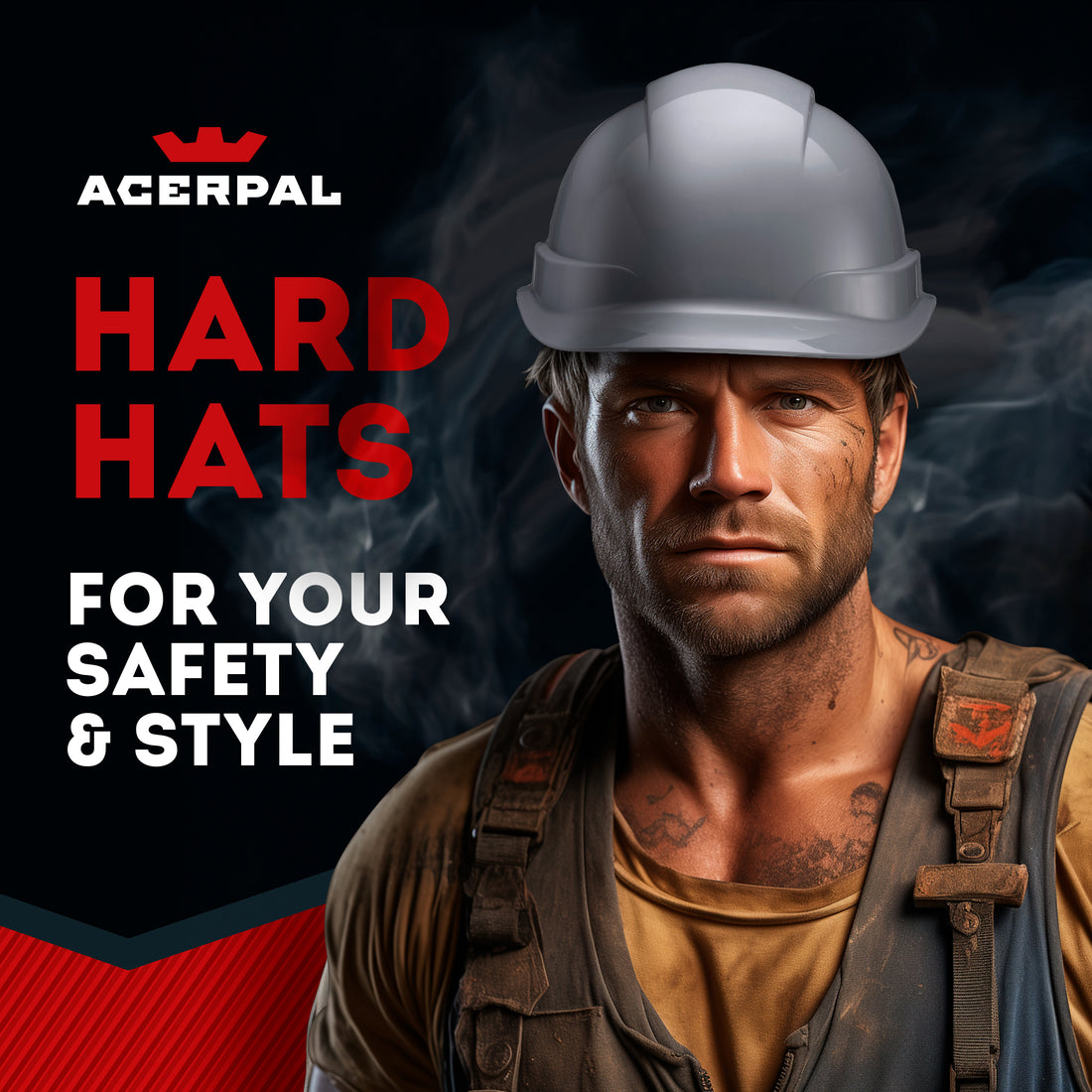 Cap Style Grey Non-Vented Hard Hat