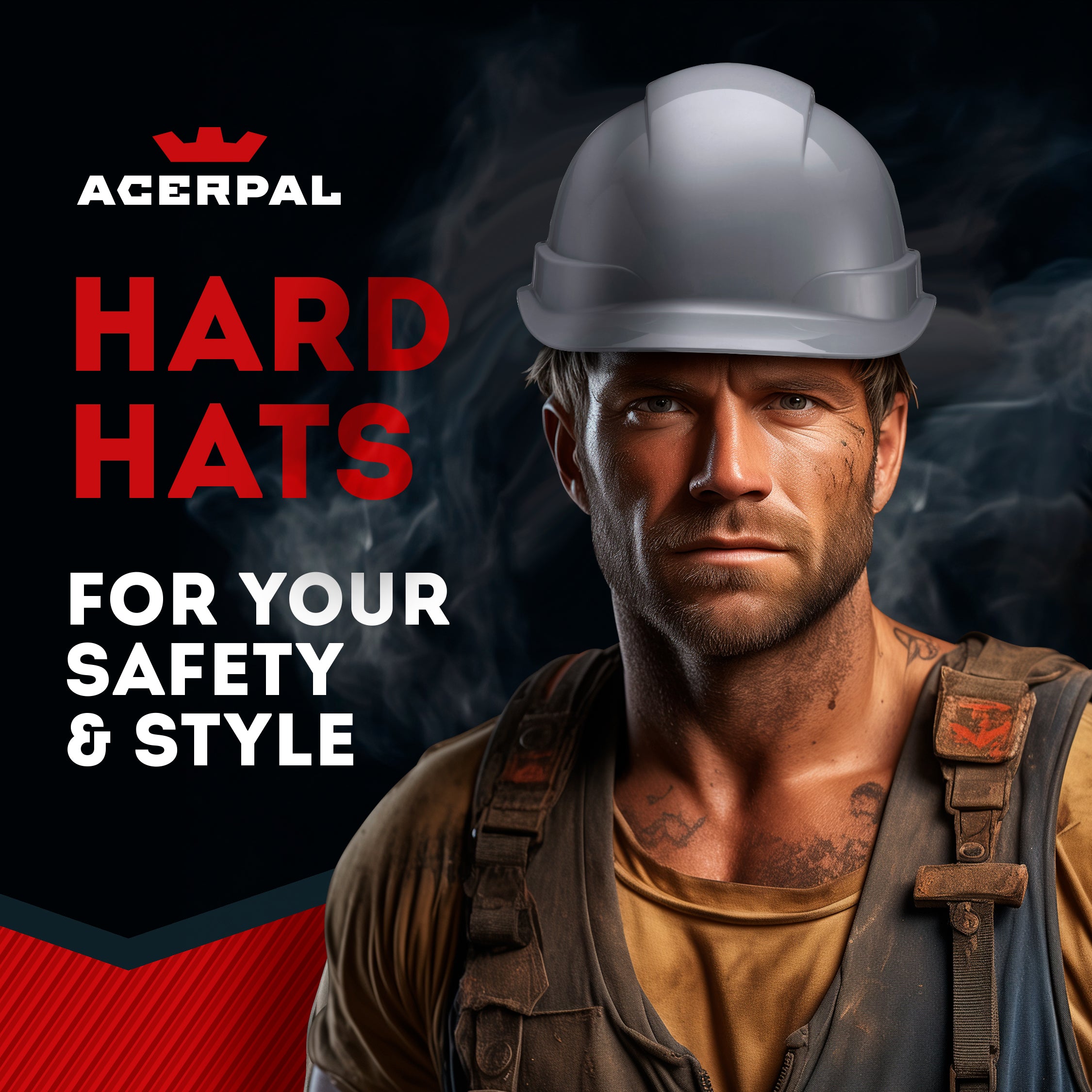 Cap Style Grey Non-Vented Hard Hat