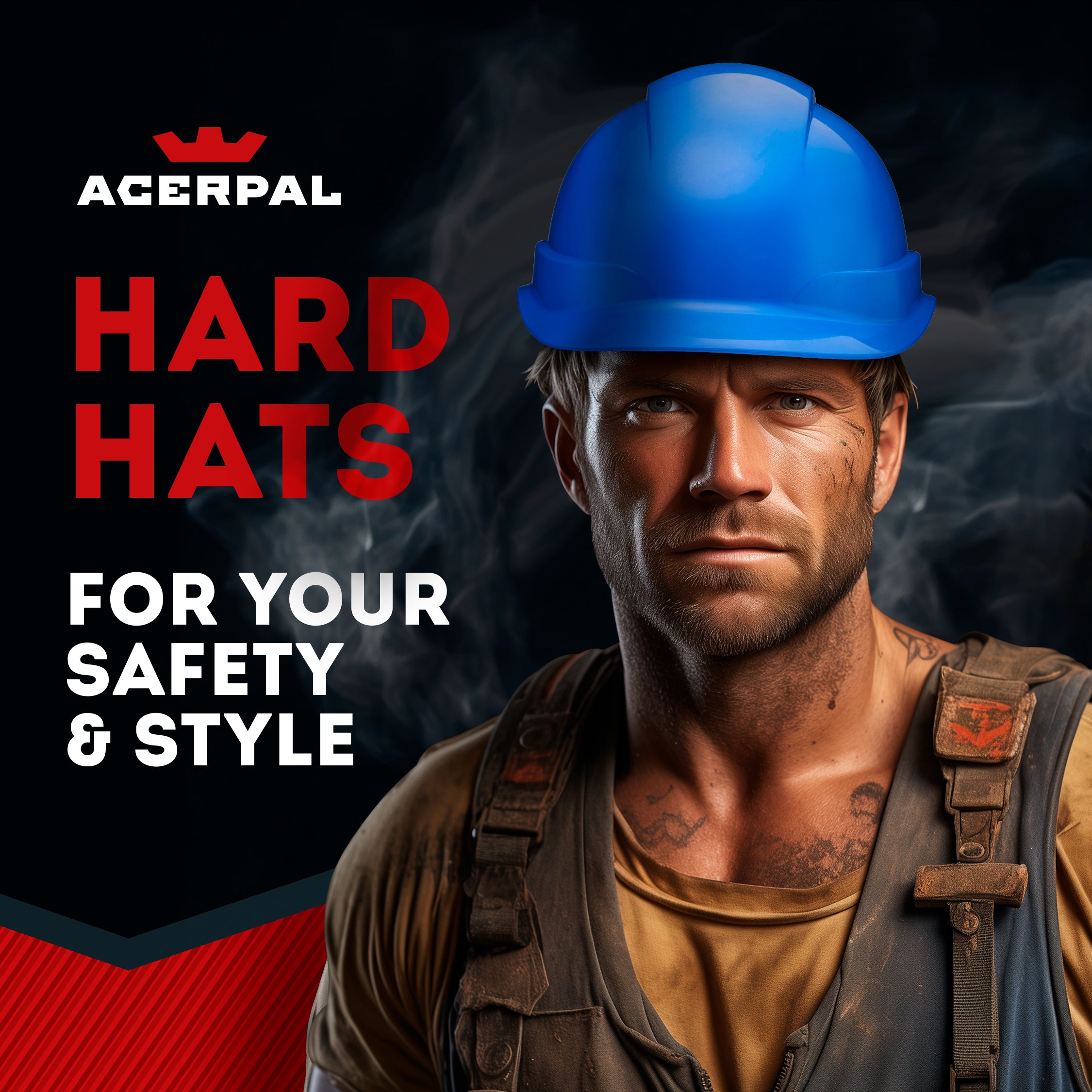 Cap Style Blue Vented Hard Hat
