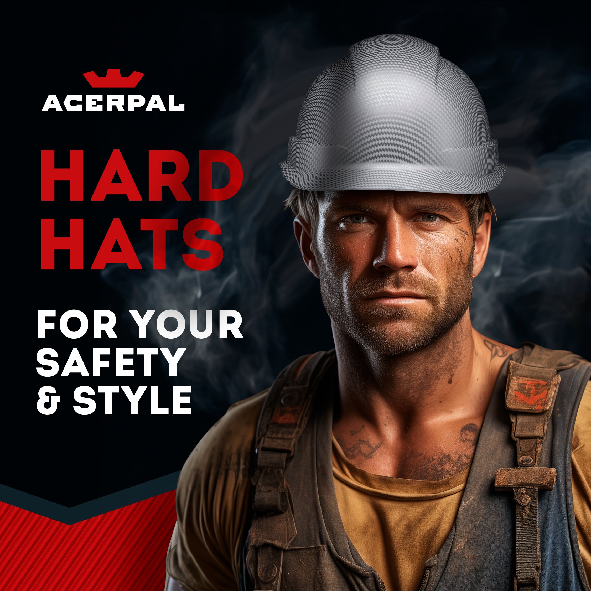 Cap Style Ice Cube Platinum Graphite Design Matte Finish Non-Vented Hard Hat