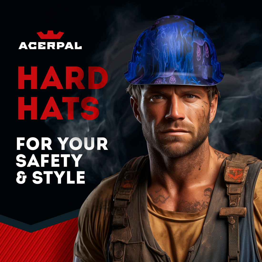 Cap Style Blue Banshee Matte Finish Non-Vented Hard Hat