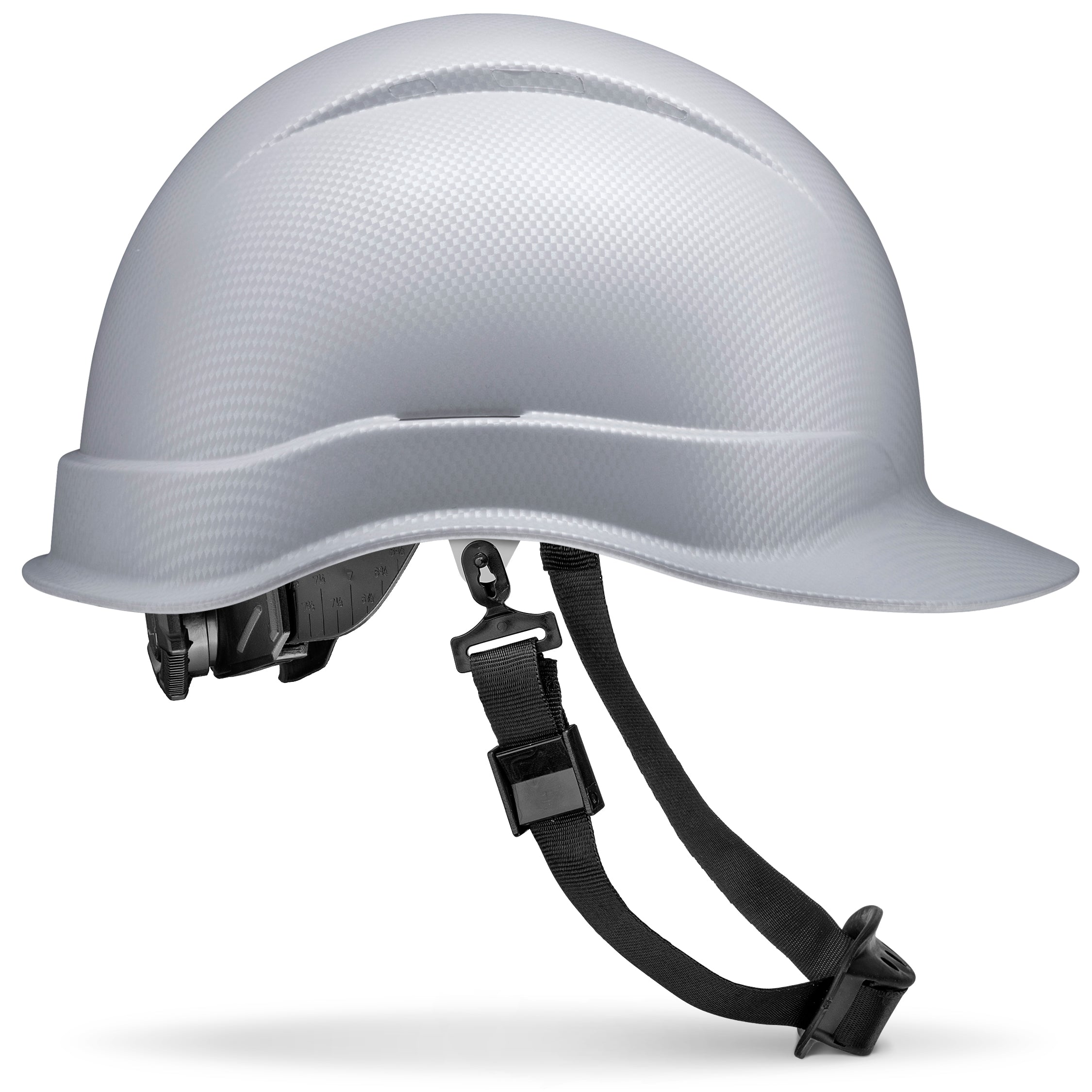 Cap Style Light Grey Graphite Design Matte Finish Non-Vented Hard Hat