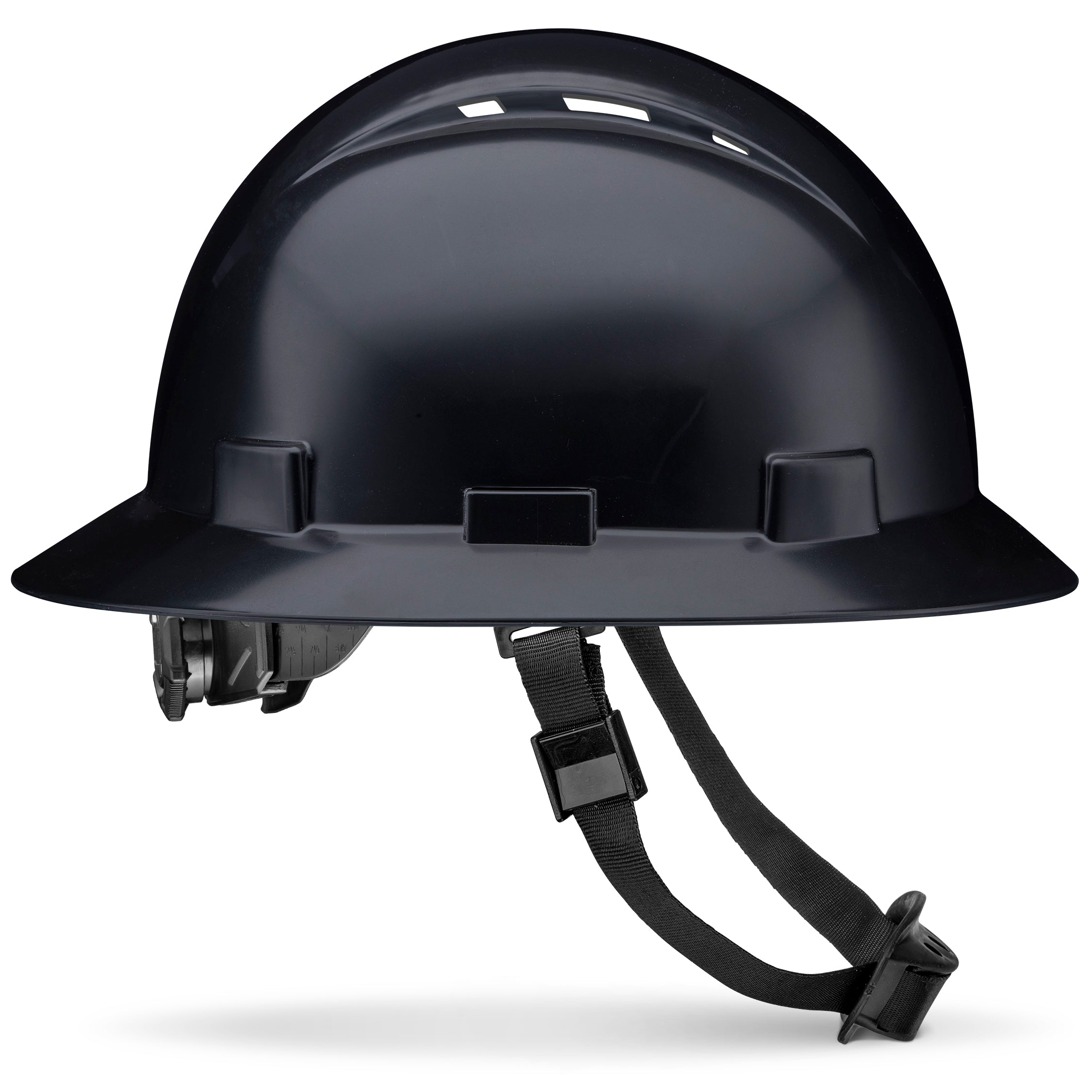 Full brim hard hat black shops