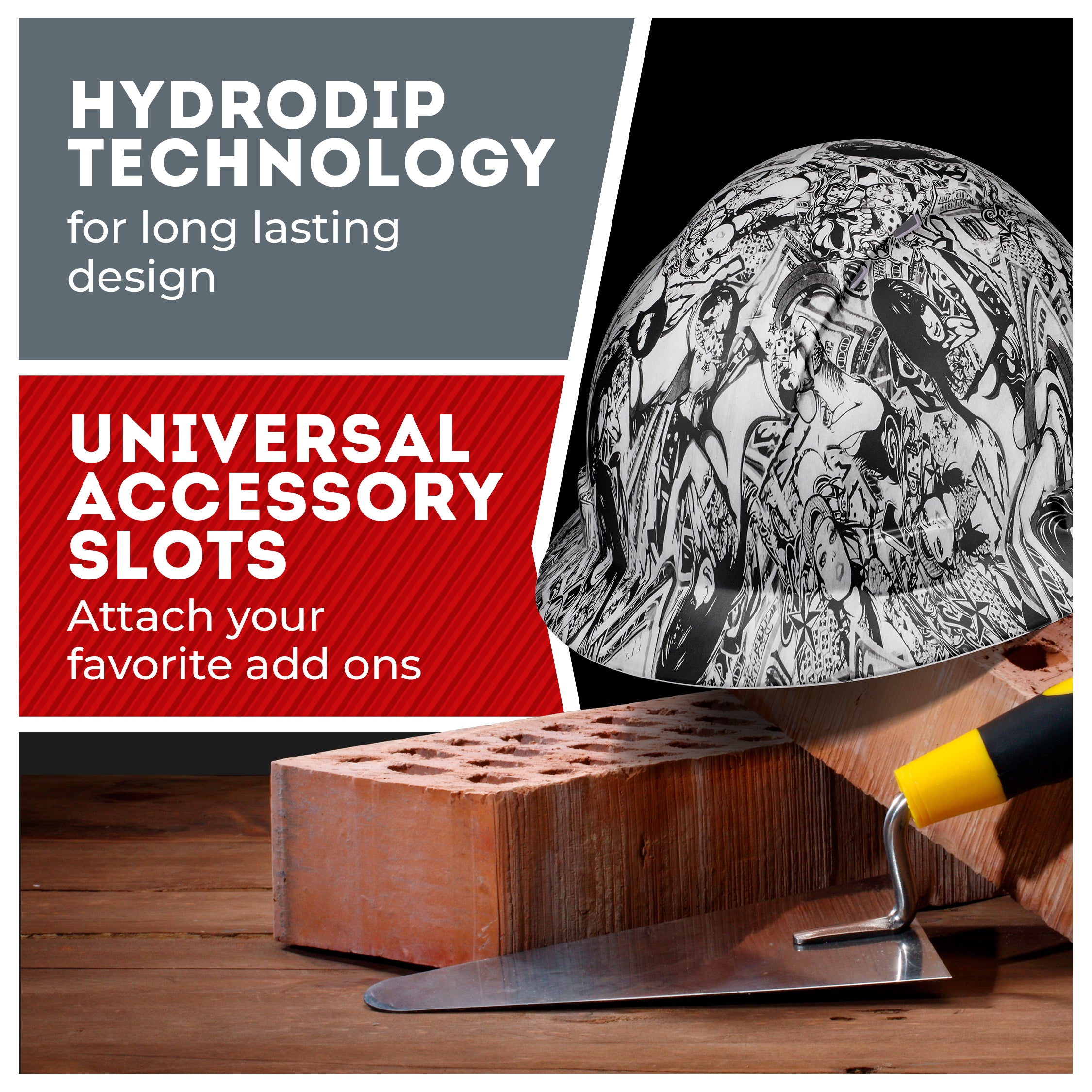 Full Brim Money and Honeys Matte Finish Vented Hard Hat