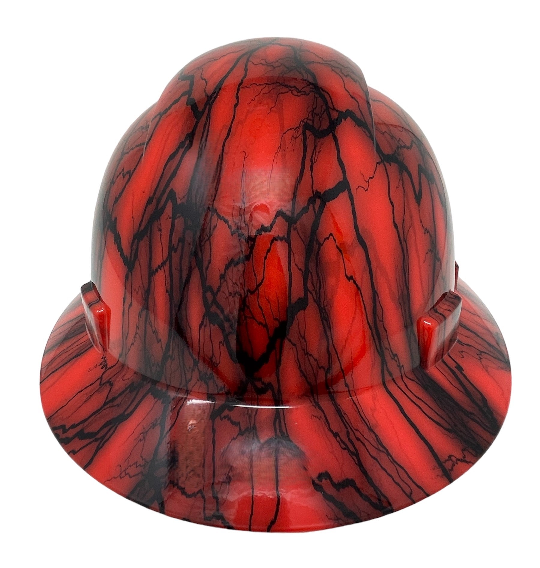 Full Brim Iron Veins Gloss Finish Vented Hard Hat