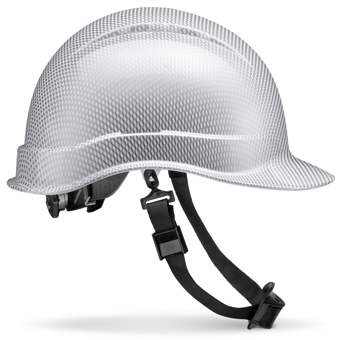 Cap Style Ice Cube Platinum Graphite Design Gloss Finish Non-Vented Hard Hat