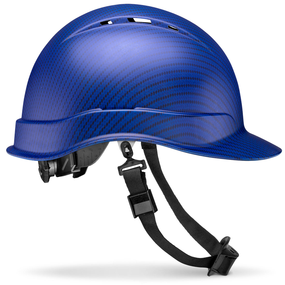 Cap Style Beguiled Blue Graphite Design Matte Finish Vented Hard Hat