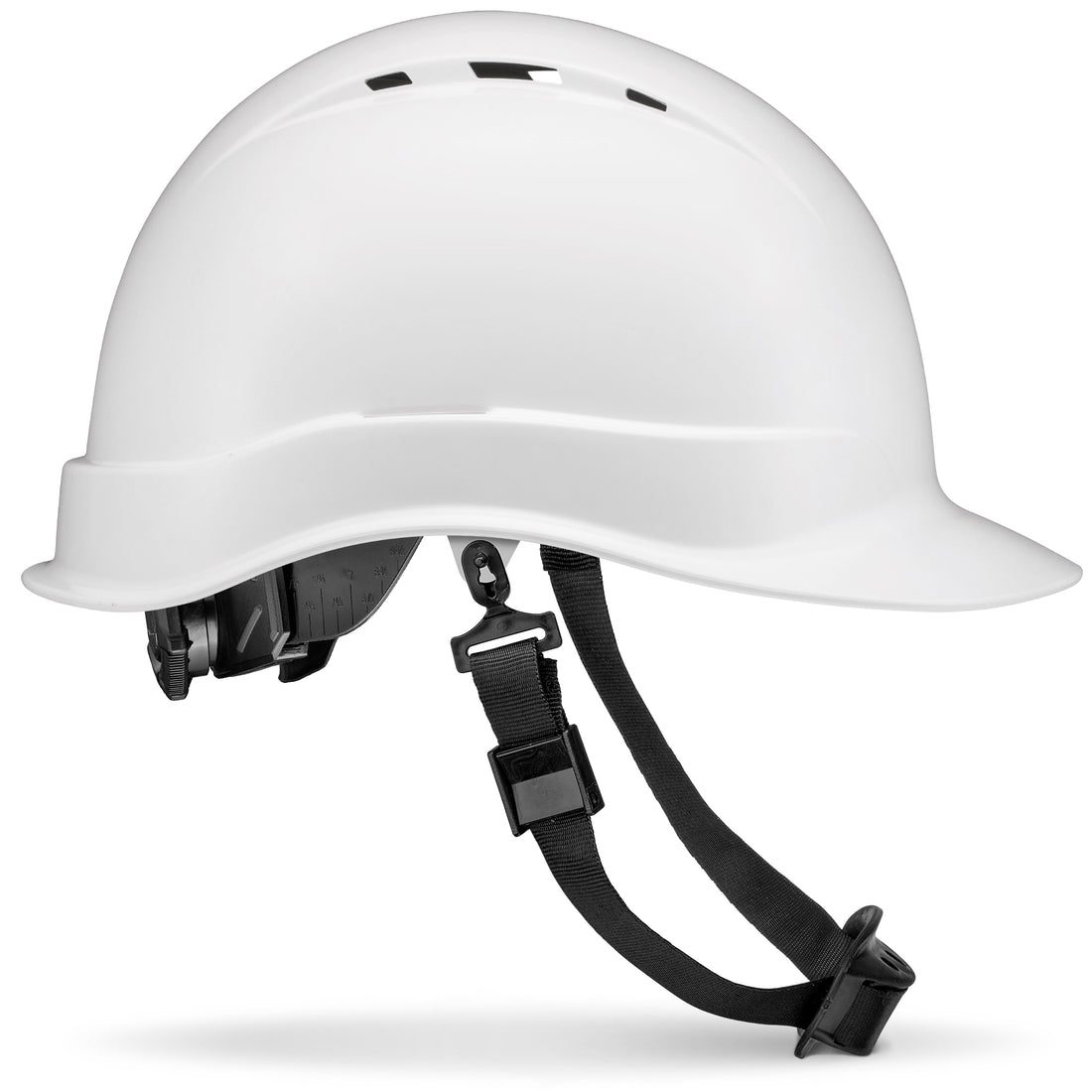 Cap Style White Vented Hard Hat