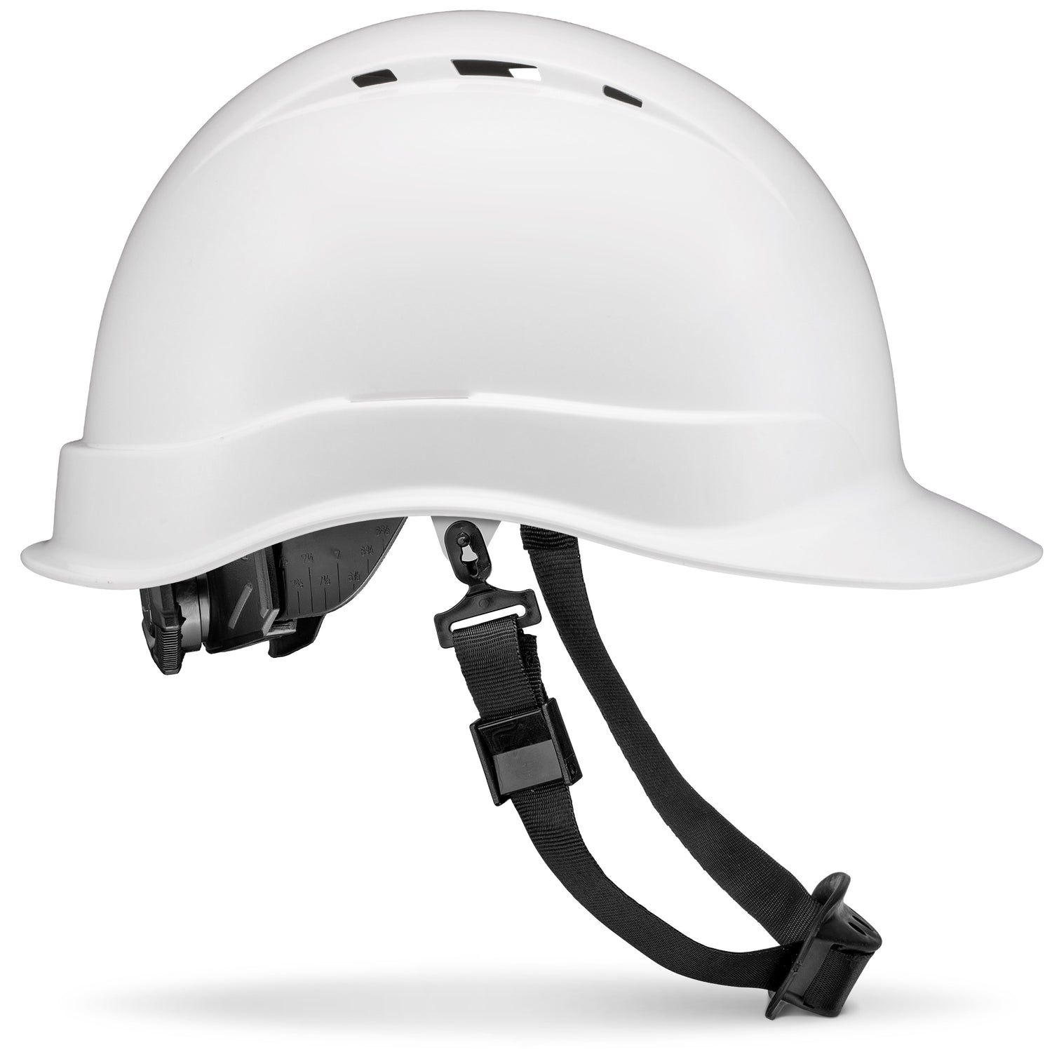 Cap Style White Vented Hard Hat