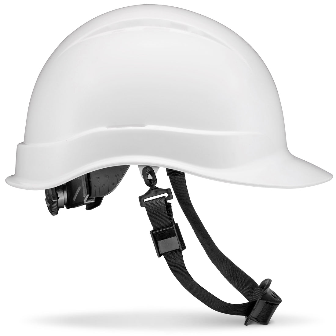 Cap Style White Non-Vented Hard Hat