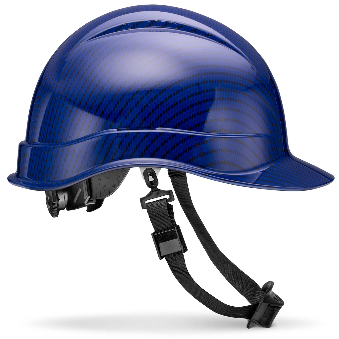 Cap Style Beguiled Blue Graphite Design Gloss Finish Non-Vented Hard Hat