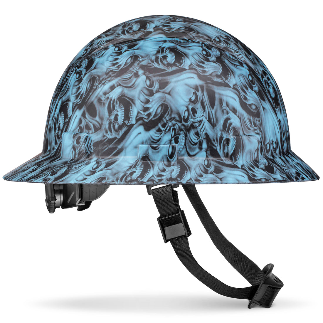 Full Brim Ghosts and Ghouls Matte Finish Non-Vented Hard Hat